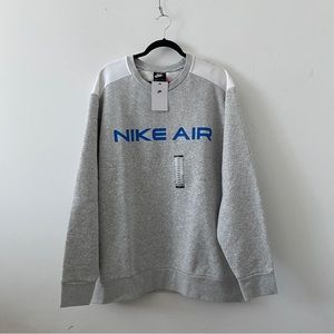 Men’s Nike Sportswear Air Fleece Crew Sweatshirt Size XXL